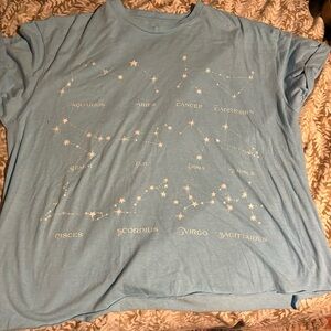Blue Zodiac Constellation T-Shirt
